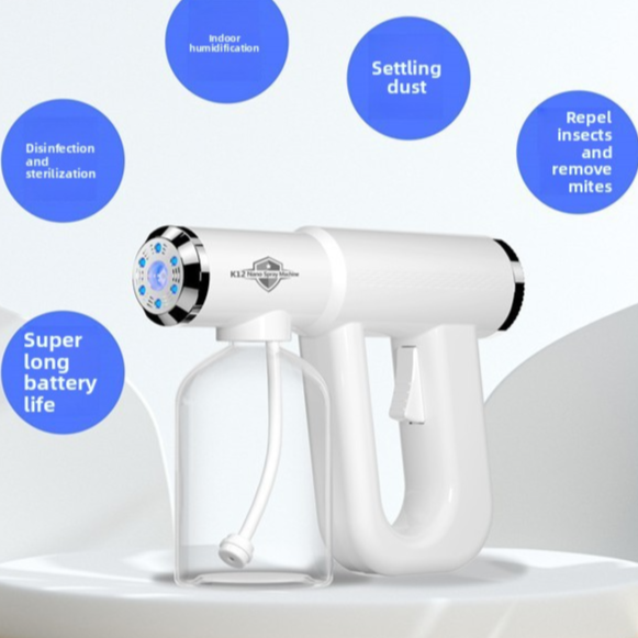 ZEVUMA K12 Rechargeable Fine Mist Sprayer with Blue Light