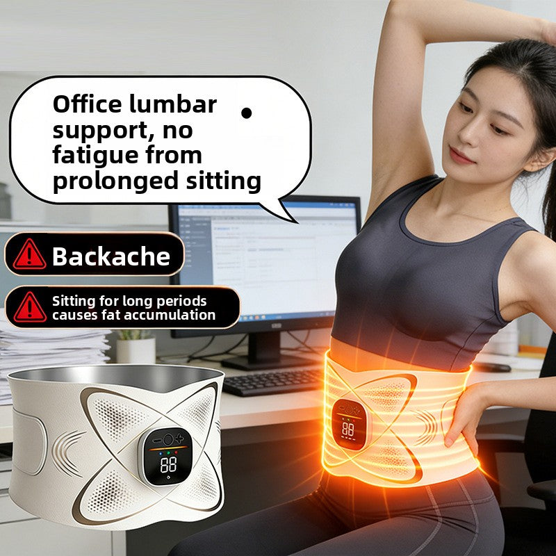 Digital Waist Massage Belt with Adjustable On-Belt Controls