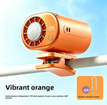 2026 New Model Cooling Ice Pack Waist Fan Semiconductor Portable Umbrella Clip Cooling Gadget USB Strong Wind Power
