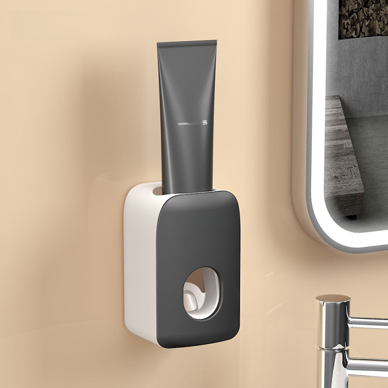 Wall-Mounted Push Toothpaste Dispenser