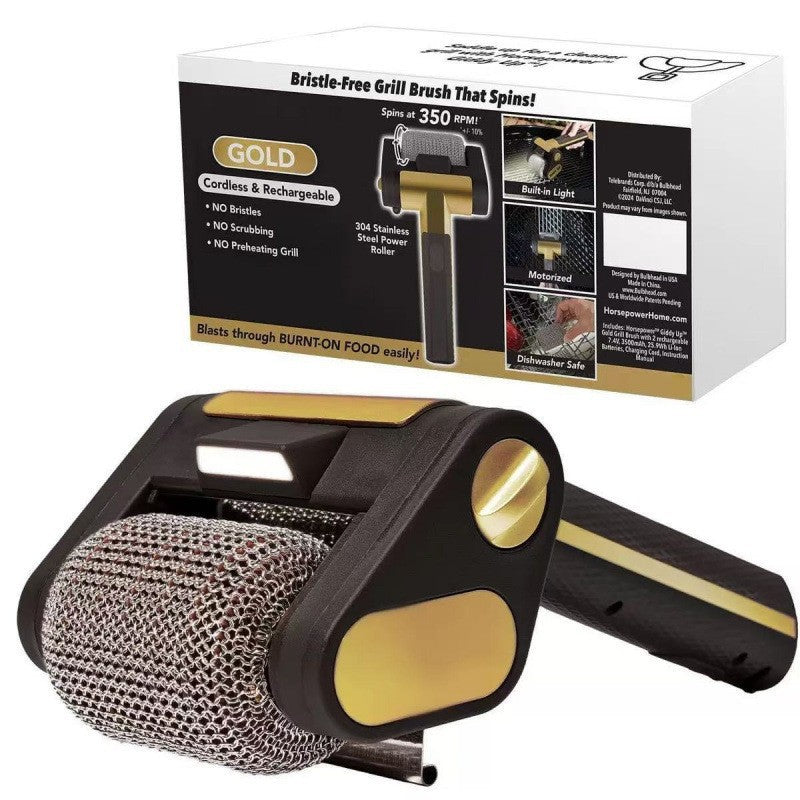 Electric Stainless Steel Roller Grill Cleaner Brush