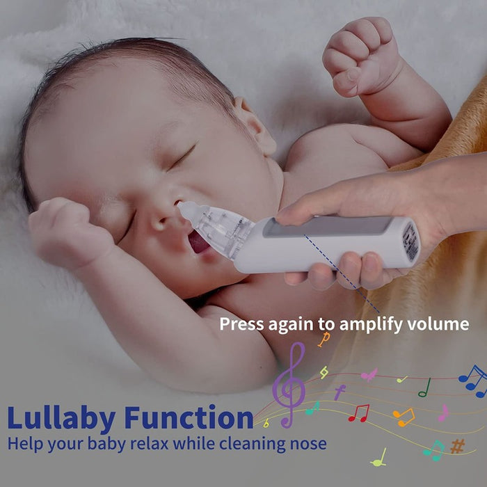 Rechargeable Electric Nasal Aspirator with 3 Suction Levels