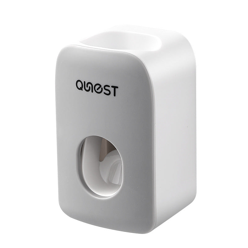 Wall-Mounted Push Toothpaste Dispenser