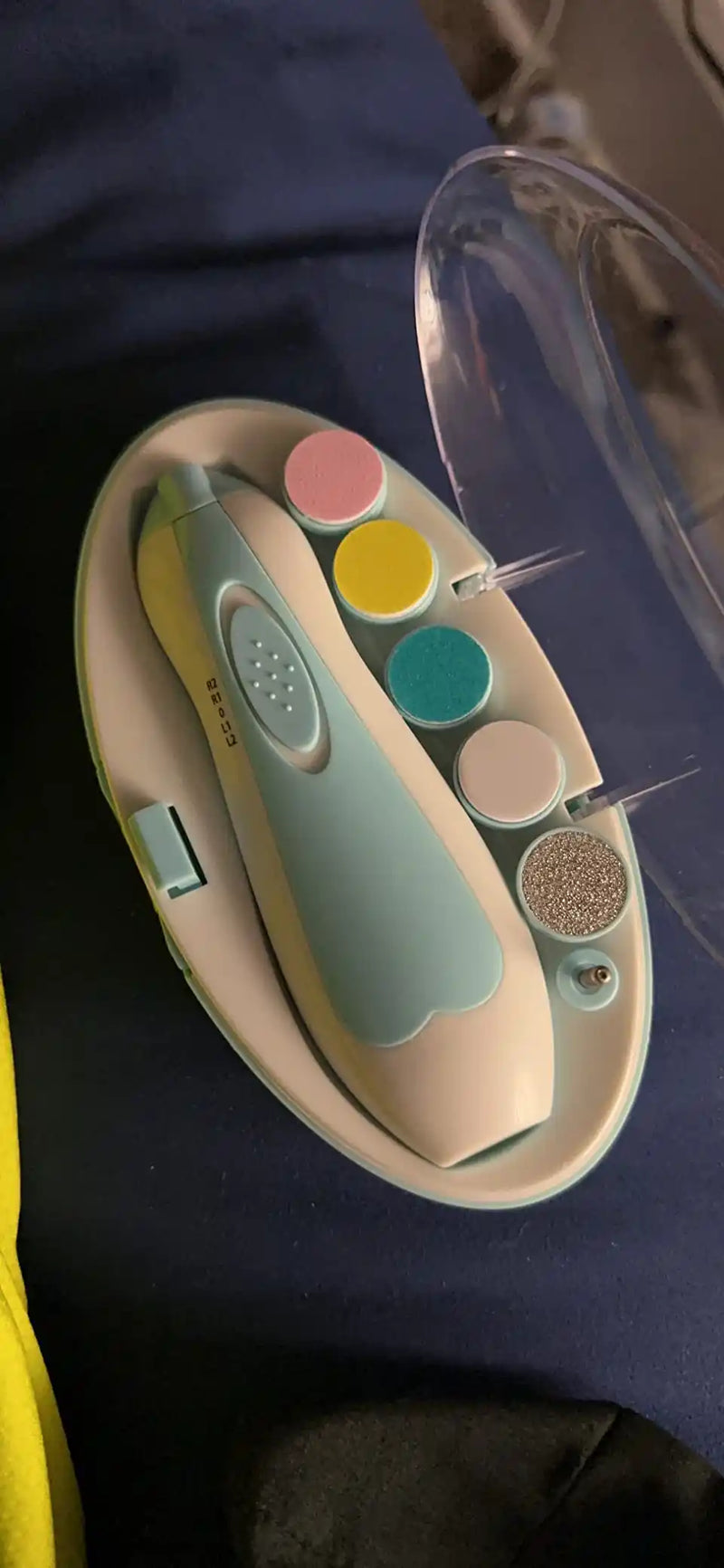 Great harm free baby nail file.