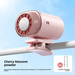 2026 New Model Cooling Ice Pack Waist Fan Semiconductor Portable Umbrella Clip Cooling Gadget USB Strong Wind Power