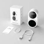 Wall-Mounted Toothbrush Holder with Sensor Cover & Display