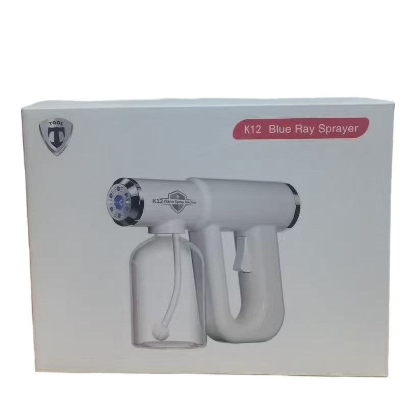 Cordless 300 mL Fine Mist Sprayer with Blue Light