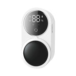 Wall-Mounted Toothbrush Holder with Sensor Cover & Display