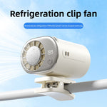 2026 New Model Cooling Ice Pack Waist Fan Semiconductor Portable Umbrella Clip Cooling Gadget USB Strong Wind Power