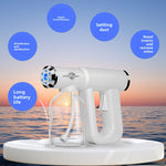Cordless 300 mL Fine Mist Sprayer with Blue Light
